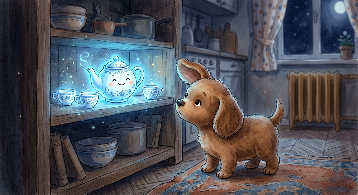 Nattens Pipplande Porslinsorkester och det Viskande Teet